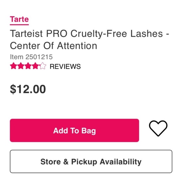 Tarte Center of Attention Tarteist Pro False Lashes - Picture 5 of 8